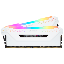 Corsair VENGEANCE® RGB PRO 16GB (2 x 8GB) DDR4 - White Cmw16Gx4M2C3000C15W