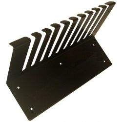 4cabling Wall Mount Cable Manager: 10 Slot Lead Manager 10-cable-holder