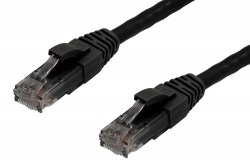 4cabling 0.75m Cat 6 Ethernet Network Cable: Black 004.002.2016