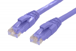 4cabling 0.25m Cat 6 Ethernet Network Cable: Purple 004.002.4001