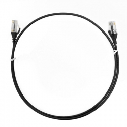 4cabling 0.5m Cat 6 Ultra Thin Lszh Ethernet Network Cables: Black 004.004.2002