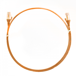 4cabling 1m Cat 6 Ultra Thin Lszh Ethernet Network Cables: Orange 004.004.5003