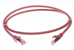 4cabling 1m Cat 6a S/ Ftp Lszh Ethernet Network Cable: Red 004.100.1003