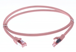 4cabling 0.25m Cat 6a S/ Ftp Ethernet Network Cable: Pink 004.100.9001