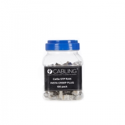 4Cabling Cat5E Stp Rj45 Insta Crimp Plug 100 Pack 005.002.0041