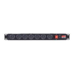 4cabling Thor 1ru 7 Way Smart Rack Guard Surge Protected Power Rail Rf11