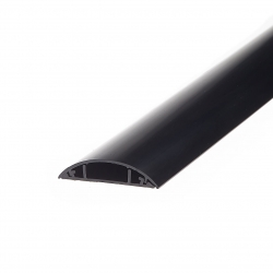 4cabling Cable Cover - 60mm X 13mm X 2m: Black 013.012.6014