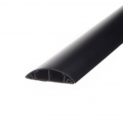 4cabling Cable Covers - 90mm X 19mm X 2m: Black 013.012.9014