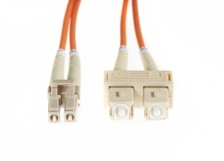 4cabling 20m Lc-sc Om1 Multimode Fibre Optic Cable: Orange Fl.om1lcsc20m
