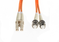 4cabling 5m Lc-st Om1 Multimode Fibre Optic Cable: Orange Fl.om1lcst5m