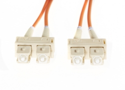 4cabling 5m Sc-sc Om1 Multimode Fibre Optic Cable: Orange Fl.om1scsc5m