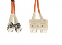 4cabling 10m Sc-st Om1 Multimode Fibre Optic Cable: Orange Fl.om1scst10m