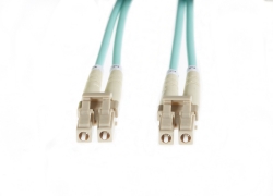 4cabling 20m Lc-lc Om3 Multimode Fibre Optic Cable: Aqua Fl.om3lclc20m