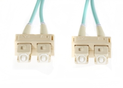 4cabling 20m Sc-sc Om4 Multimode Fibre Optic Cable: Aqua 015.006.4420