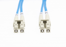 4cabling 3m Lc-lc Om4 Multimode Fibre Optic Cable: Blue Fl.om4lclc3mb