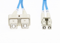 4Cabling 1.5M Lc-Sc Om4 Multimode Fibre Optic Cable: Blue (Fl.Om4Lcsc1.5Mb)