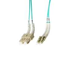 4cabling 3m Lc-sc Flexi Boot Om4 Multimode Fibre Optic Duplex Patch Leads 015.011.4104