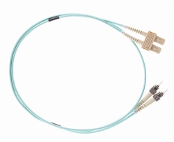 4 Cabling 3m Sc-st Om3 Multimode Fibre Optic Cable: Aqua Fl.om3scst3m