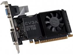 Evga Low Profile Evga Gt730 1gb Gd5 Pci-e Vga Hdmi Dvi-i With Heatsink+fan. Retail Pack Uefi