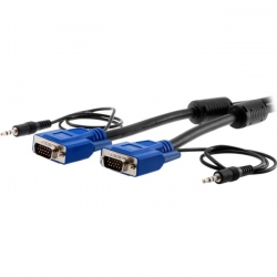 4cabling 15m Svga Monitor Cable With 3.5mm Stereo Jack: Male To Male 27721420