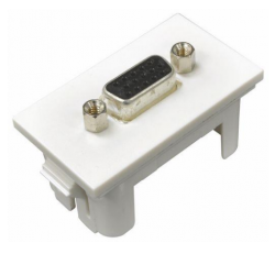 4cabling Elsafe | Qf5 - 1 X Vga Coupler - White  294188