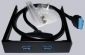 Generic Front Usb3.0 Panel, 3.5" 2x Ports Oem Usb H3 02fu