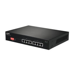 Edimax 8 Ports Gigabit Poe+ Switch (8 Poe+ Ports 150W) Fan-Less With Dip Gs-1008P-V2