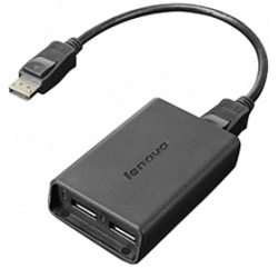 Lenovo Display Port To Dual Display Port Monitor Cable 0b47092