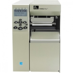Zebra 105slplus 4in Industrial Thermal Transfer Printer 203dpi Aus Jap &uk Cord Serial Parallel Usb