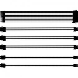 Cooler Master White/ Black Sleeved Extension Cable Kit Cma-Sest16Wtbk1-Gl