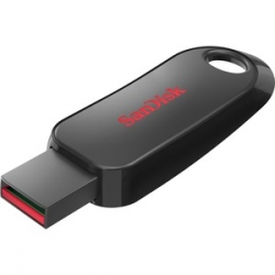 SANDISK CRUZER SNAP USB FLASH DRIVE CZ62 64GB USB2.0 BLACK RETRACTABLE DESIGN(SDCZ62-064G-G35)