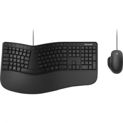 Microsoft MS ERGONOMIC DESKTOP WIN32 USB PORT ENGLISH INTL HDWR BLACK ROW Rju-00015