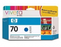 Hp No 70 Ink Cartridge 130 Ml Blue C9458a
