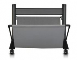 Hp Designjet Z2100 Photo 24in Standdesignjet Printer Stand And Media Bins Q6663a 