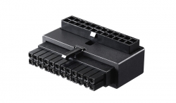 Cooler Master Atx 24 Pin 90 Degree Adapter Without Capacitors Plug And Play Cma-Cemb00Xxbk1-Gl