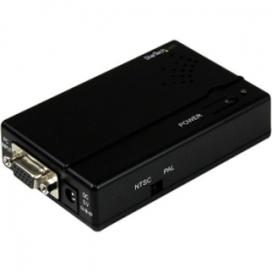 Startech High Resolution Vga To Composite (rca) Or S-video Converter - Pc To Tv Video Adapter -