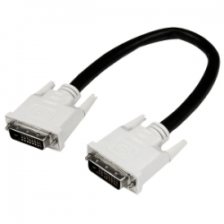 Startech 1 Ft Dvi-d Dual Link Cable - Male To Male Dvi-d Digital Video Monitor Cable - 25 Pin Dvi-d