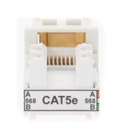 Cat 5E Keystone Rj45 Jack For 110 Face Plate