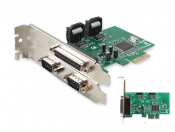 Generic Pcie 2 Serial (rs232 Db9) & 1 Parallel (printer Lpt Db25) Ports Card Pcie 1p2s