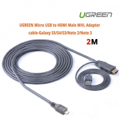 Ugreen Mhl Micro Usb 11 Pin To Hdmi Adater Cable 2m Acbugn20139