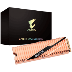 Gigabyte Aorus Nvme Gen4 SSD 500Gb M.2 2280 Pcie Up To Read 5000 Mb/s Write 2500 Mb/S 5Yr Gp-Asm2Ne6500Gttd