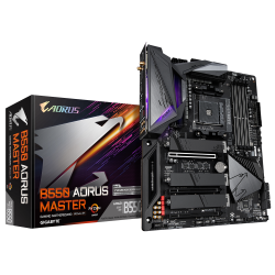 Gigabyte AMD B550 AORUS Motherboard 4xDDR4, 6xSATA, 3xM.2, USB-C, WIFI-AX, ATX, 3YR (Ga-B550-Aorus-Master)