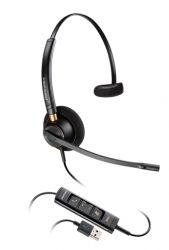Plantronics Encorepro Hw525 Binaural Usb Pc Headset W/ Inline Controls 203444-01
