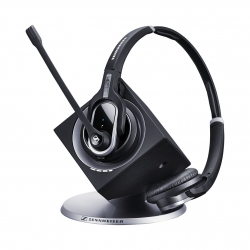 Sennheiser Dw Pro 2 - Dect Wireless Office Headset With Base Station For Desk Phone And Pc Ultra Nc Mic Binaural Lync Certified 504465