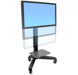 Ergotron Neoflex Mobile Media Center, Portrait/ Landscape, Uhd, Black Colour 24-192-085