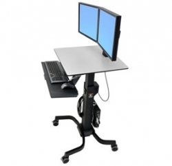 Ergotron Workfit-c Sit-stand Dual Lcd Black 24-214-085