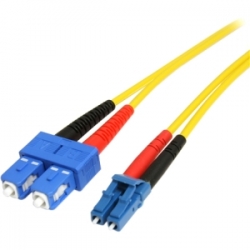 Startech 4m Single Mode Duplex Fiber Patch Cable - Lc To Sc Os1 Single Mode 9/ 125 Duplex Lszh