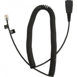 Jabra Qd To Rj10 Coiled 0.5 - 2 Meters Siemens Compatibility 2520180