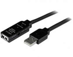 Startech 5m Usb 2.0 Active Extension Cable M/ F - 5 Meter Usb A Male To Usb A Female Usb 2.0 Repeater/