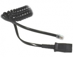 Plantronics Col Qd To Male Modular Plug M12/ M22 Vista U10 26716-01